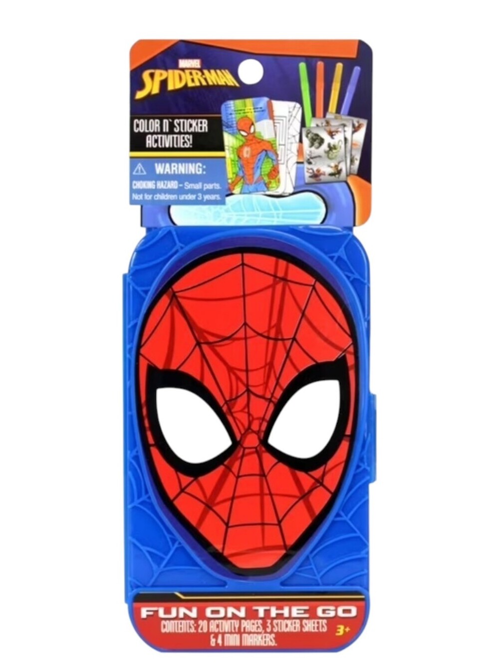 Spider Man Fun On The Go Activity Kit New. Coloring Stickers New Disney Marvel